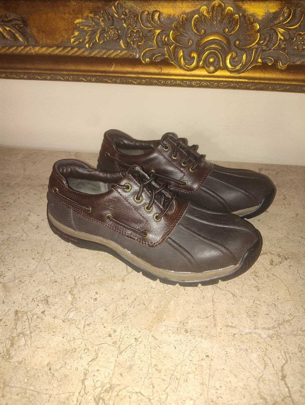 Sperry Topsider Fowl Weather Men's Waterproof Duck Shoes - Brown